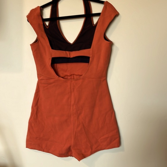 f p movement short romper with cut out back - Picture 2 of 5